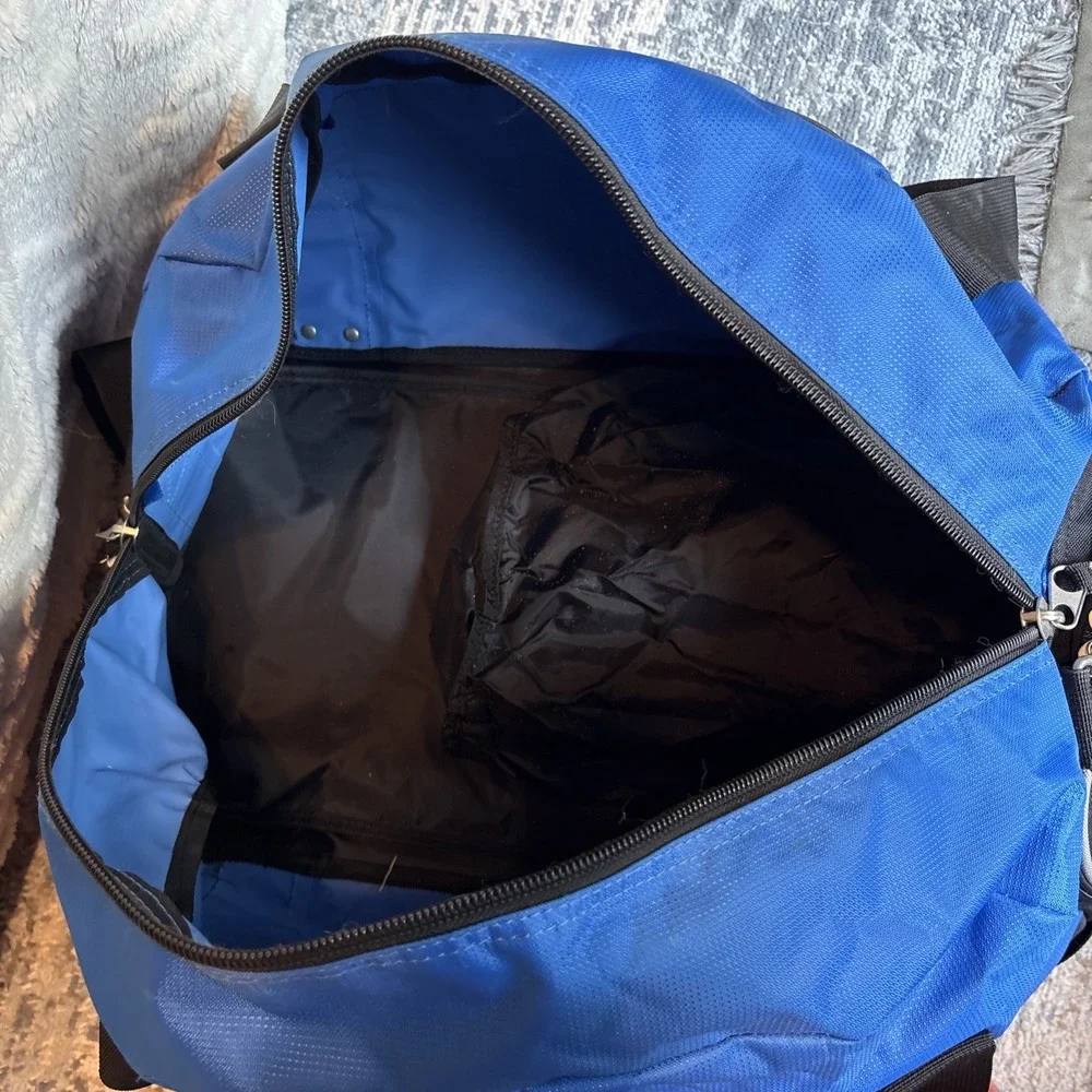 Dominoes OGIO Big Dome Duffel Bag Blue Black Gym Travel Carry On